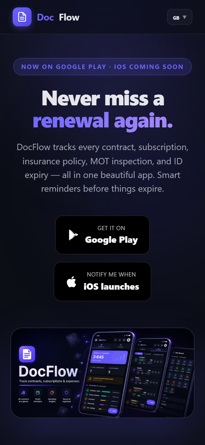 DocFlow app